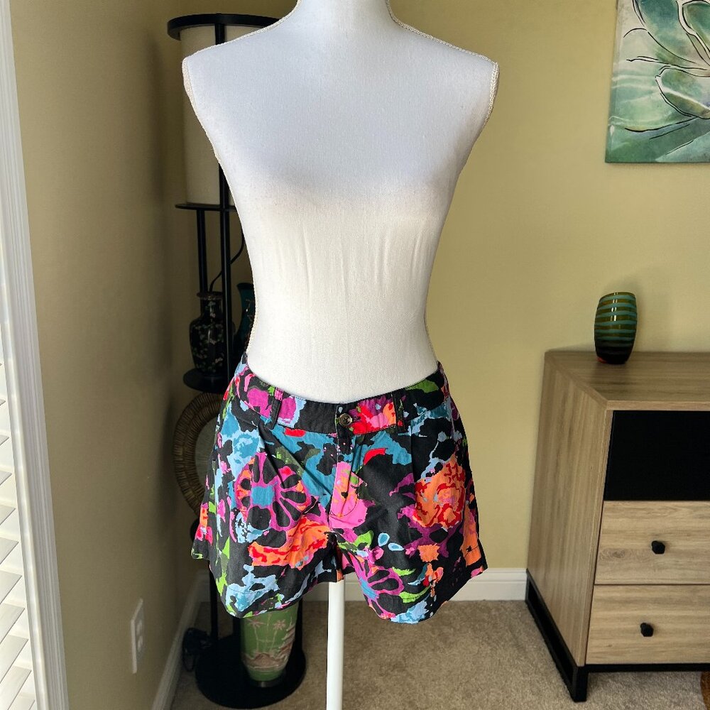 Vince Camuto Multicolored Shorts Blue Pink Orange Black